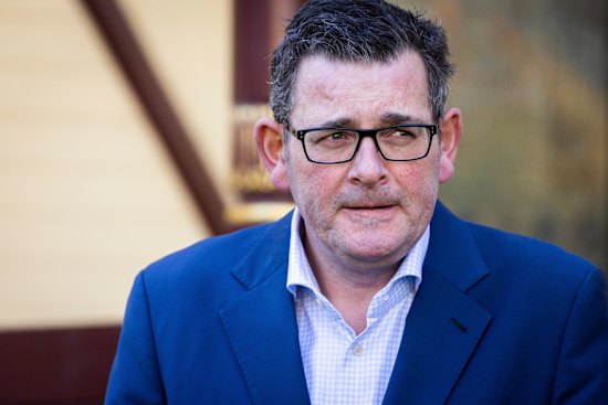 Victorian Premier Daniel Andrews speaks to the media at Parliament House about the joint IBAC, Victorian Ombudsman report into branch stacking.