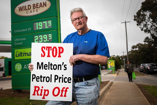 Gary Mitchell from the Melton Fuel Group wants answers from state election candidates on what they will do about the lack of fuel price competition in the area.