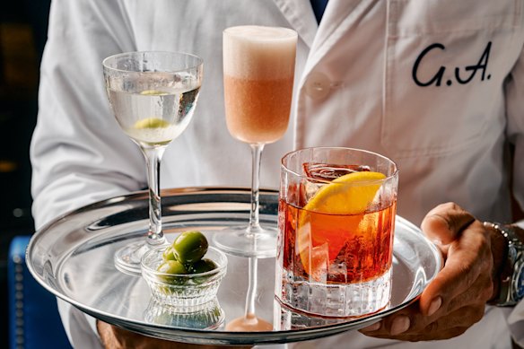 A selection of cocktails.