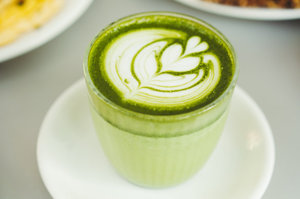 Matcha latte.