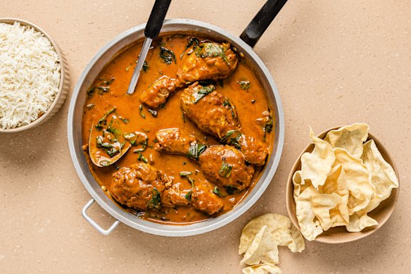 Allow about an hour to make this go-to “pantry staples” curry.