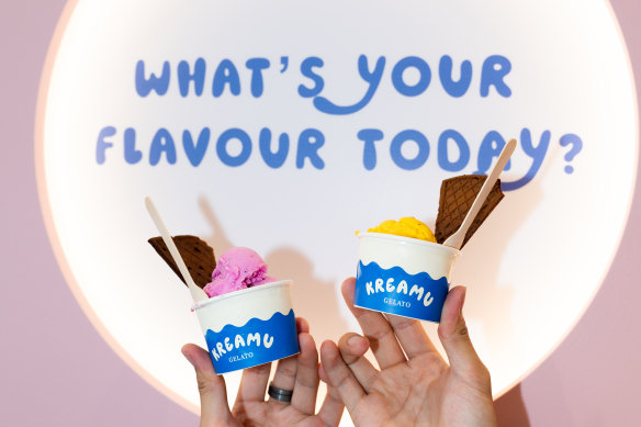 Vietnamese ice-cream shop Kreamu in Cabramatta.