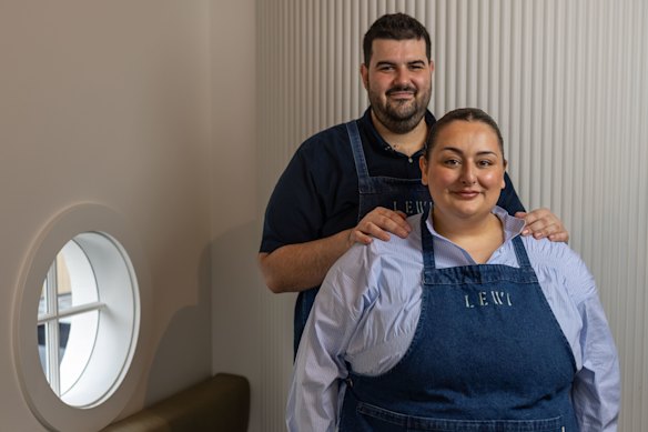 Owners and chefs Isabella Leva Laureti and John Laureti.