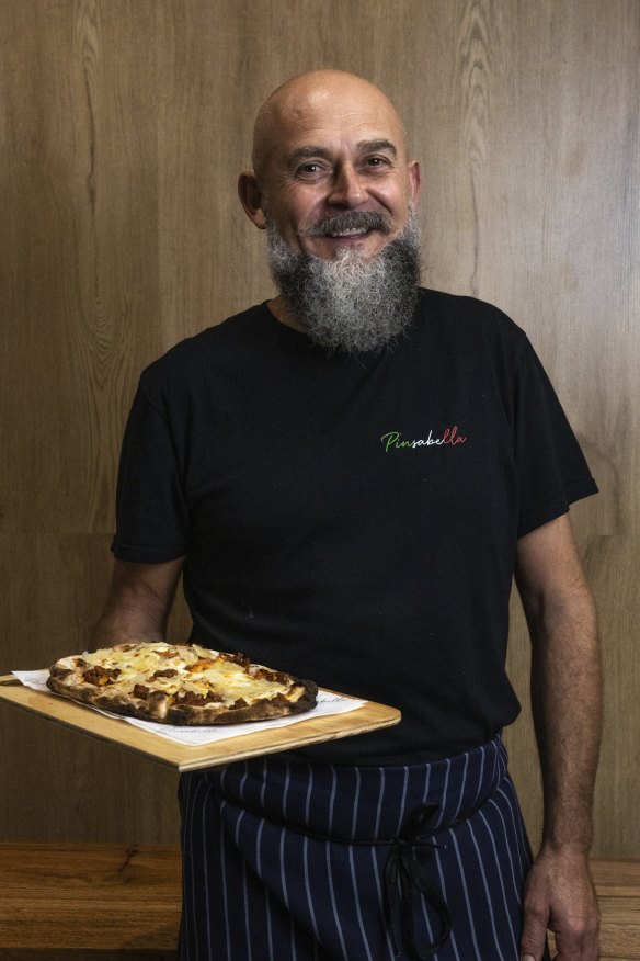 Owner of Pinsabella takeaway, Carmine Costantini.