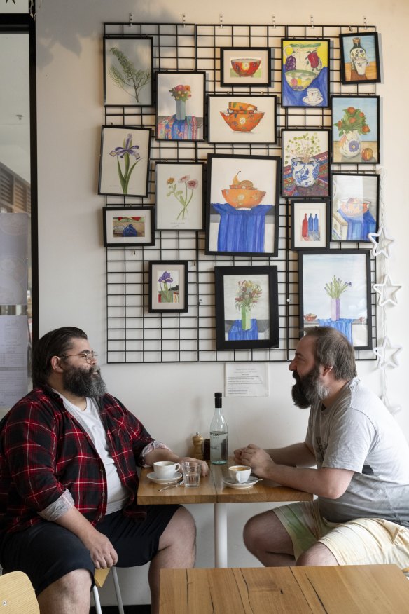 Inside cruisy cafe Lan Coffee Thornbury.