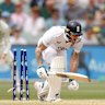 Ben Stokes is bowled by Mitchell Starc.
