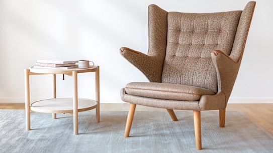 Hans Wegner’s Papa Bear Chair starts at $43,400, but copies are often seen at a much cheaper price.