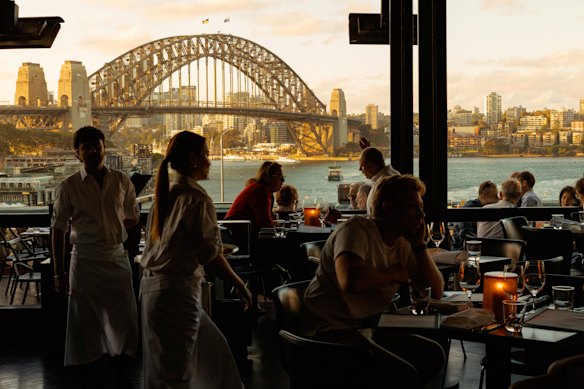 Cafe Sydney serves some 3850 diners a week.