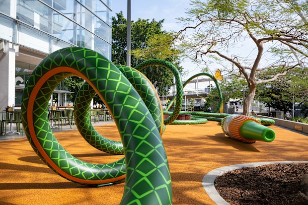  The Big Hose at the Queensland Art Gallery in Brisbane.