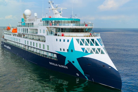 The Douglas Mawson en route to Hobart.