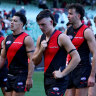 The Bombers’ defensive efforts against the Crows were poor.