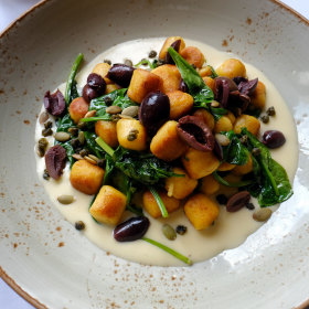 Pumpkin Parisian gnocchi.