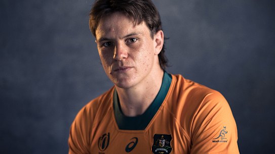 SAINT-ETIENNE, FRANCE - AUGUST 30: Tom Hooper of Australia poses for a portrait during the Australia Rugby World Cup 2023 Squad photocall on August 30, 2023 in Saint-Etienne, France. (Photo by Adam Pretty - World Rugby/World Rugby via Getty Images) SAINT-ETIENNE, FRANCE - AUGUST 30: Tom Hooper of Australia poses for a portrait during the Australia Rugby World Cup 2023 Squad photocall on August 30, 2023 in Saint-Etienne, France. (Photo by Adam Pretty - World Rugby/World Rugby via Getty Images)

