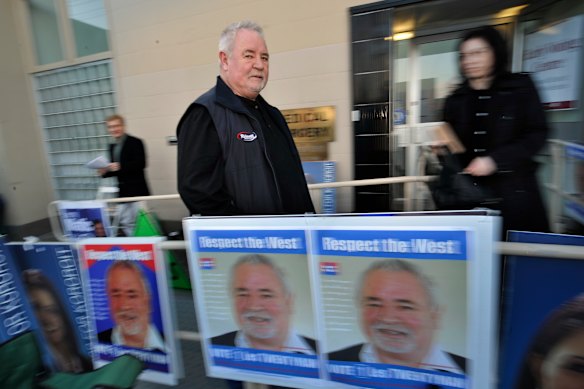 As an independent candidate in the byelection for the seat of Kororoit in 2008.