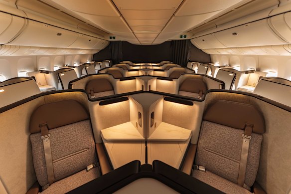 Cathay Pacific’s all-new flat-bed Aria Suite business-class is now available on the Sydney to Hong Kong route.