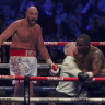 As it happened: Fury knocks out Whyte with amazing uppercut at Wembley