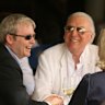 Kevin Rudd having lunch with Laws in 2007. Laws scores him four out of 10 as a prime minister.
