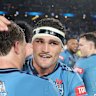 Nathan Cleary after NSW’s win in Origin I.