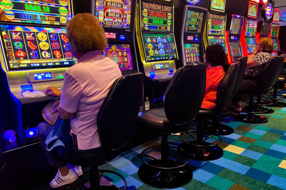 Four charts show pokies are the most destructive form of gambling