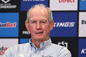 Parramatta officials courted Wayne Bennett, but the Dolphins coach is poised to return to South Sydney.