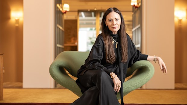 Nicky Zimmermann in her Sydney Westfield retail store.