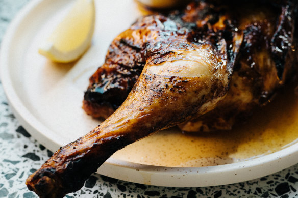 Roast chicken is a winner.