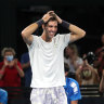 Kokkinakis tempers expectations amid the ‘Djokovic show’