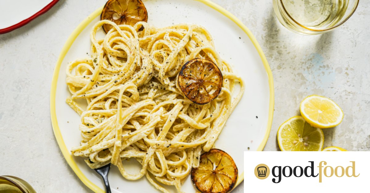 Lemon pasta recipe Quick lemon and creme fraiche spaghetti