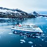 Greg Mortimer in Cierva Cove in Antarctica.