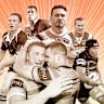 Best of the best ... Darren Lockyer, Andrew Johns, Sonny Bill Williams, Mark Gasnier, Brian To’om Sam Burgess and Greg Inglis.