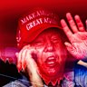 US President Donald Trump went to his golf course in Florida on Friday as the financial markets collapsed after his new tariffs.
