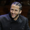 Former quarterback Colin Kaepernick.