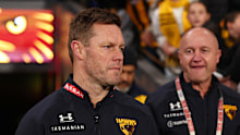 Hawthorn coach Sam Mitchell was not as certain about how he felt after Saturday night’s draw against Collingwood.