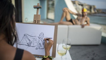 Bondi Paint Club founder Lisa McLean said she sought a variety of body shapes for life drawing classes.