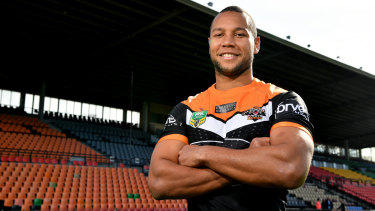 Moving on: Moses Mbye says the way Ivan Cleary left the Tigers wasn't ideal, but that it's now in the past.