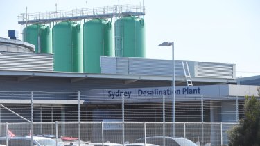 Sydney Desalination Plant in Kurnell.