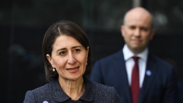 Premier Gladys Berejiklian and Environment Minister Matt Kean.