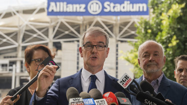 NSW Labor leader Michael Daley has campaigned hard on not overspending on upgrading stadiums.