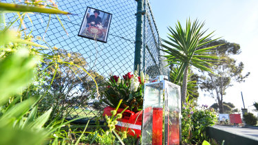 St Basil's Aged Care in Fawkner on Friday morning.