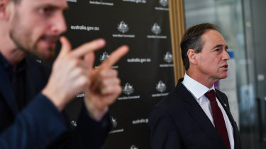Minister for Health Greg Hunt.