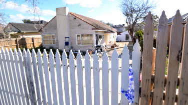 The family home in Blackburn North.