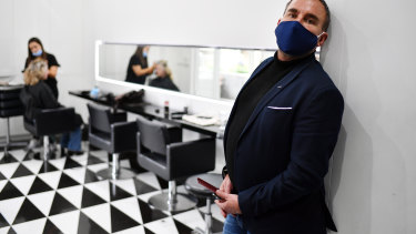 Celebrity hairdresser Joh Bailey says the customers have returned after the pandemic. 