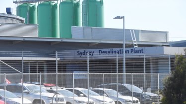 Sydney Desalination Plant in Kurnell.