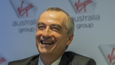 Happy at last: At the end of his tenure, Virgin Australia CEO John Borghetti delivers a big profit jump.