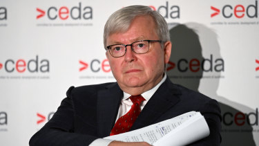 Kevin Rudd said Australia could concede political ground to China if it doesn't assist in the region.