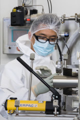 The vaccine spends about a week being tested to ensure it is potent, pure and safe. 