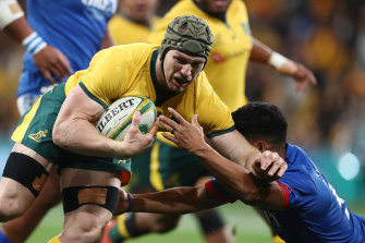 David Pocock in his Wallabies days.