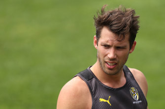 Alex Rance at Richmond training earlier this month.