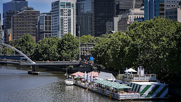 Melbourne's favourite floating bar Arbory Afloat.