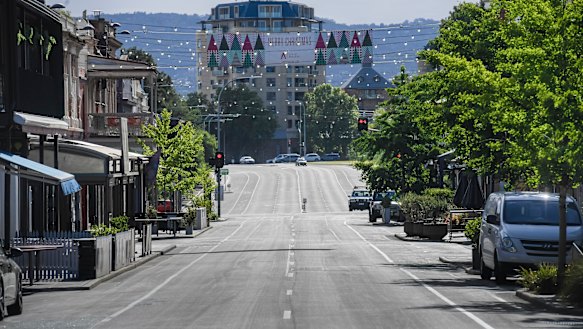 Rundle Street in central Adelaide on Thursday.